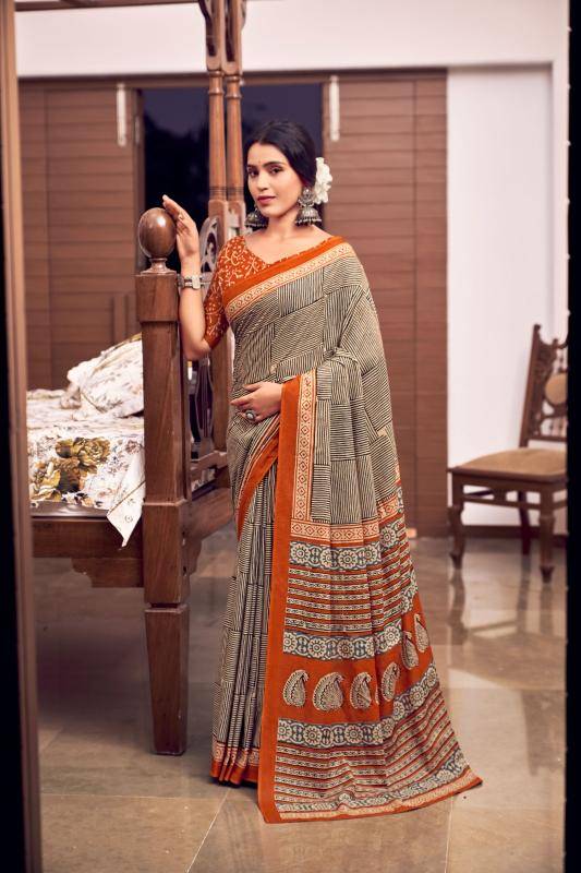 Lakhani bagru Affordable Saree wholesale
